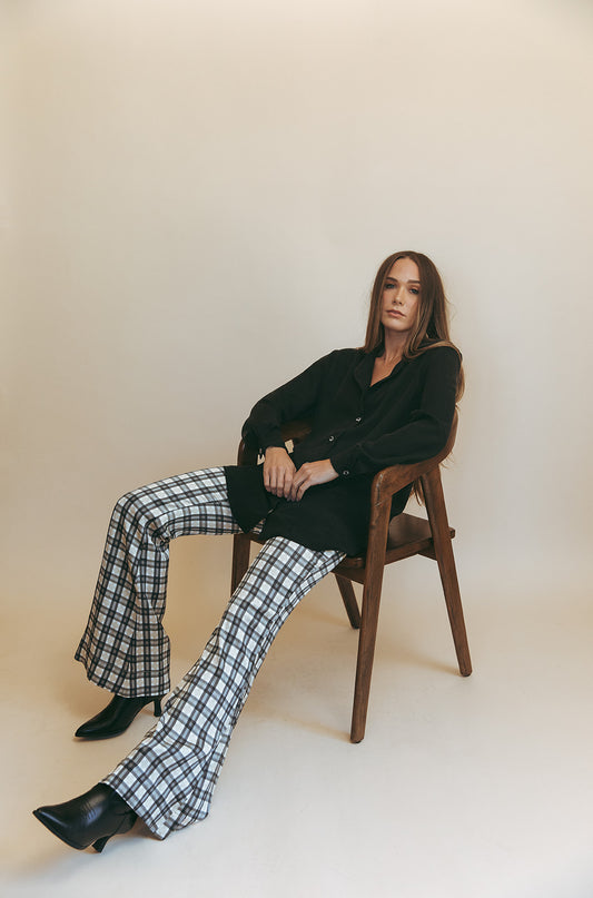 BOBBI BLOUSE - WASHED BLACK