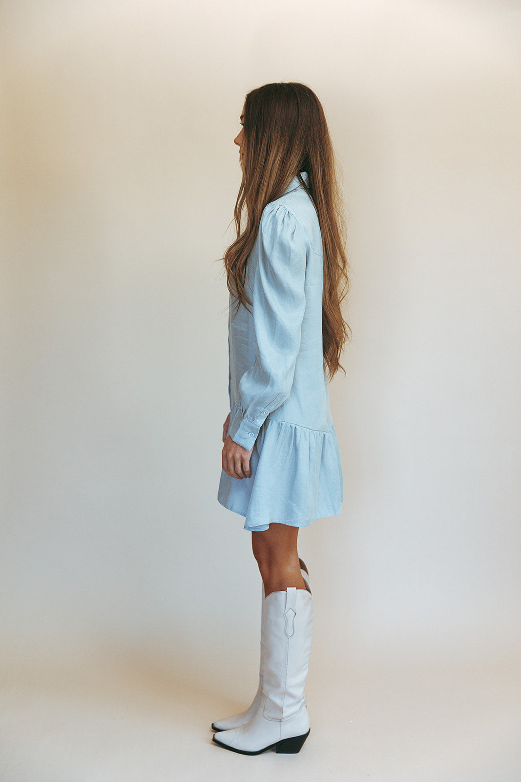 hazy blue