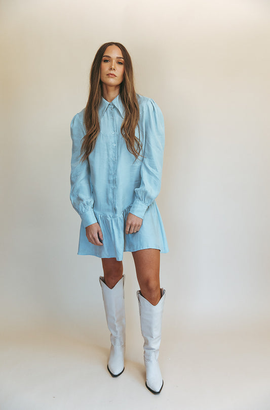hazy blue