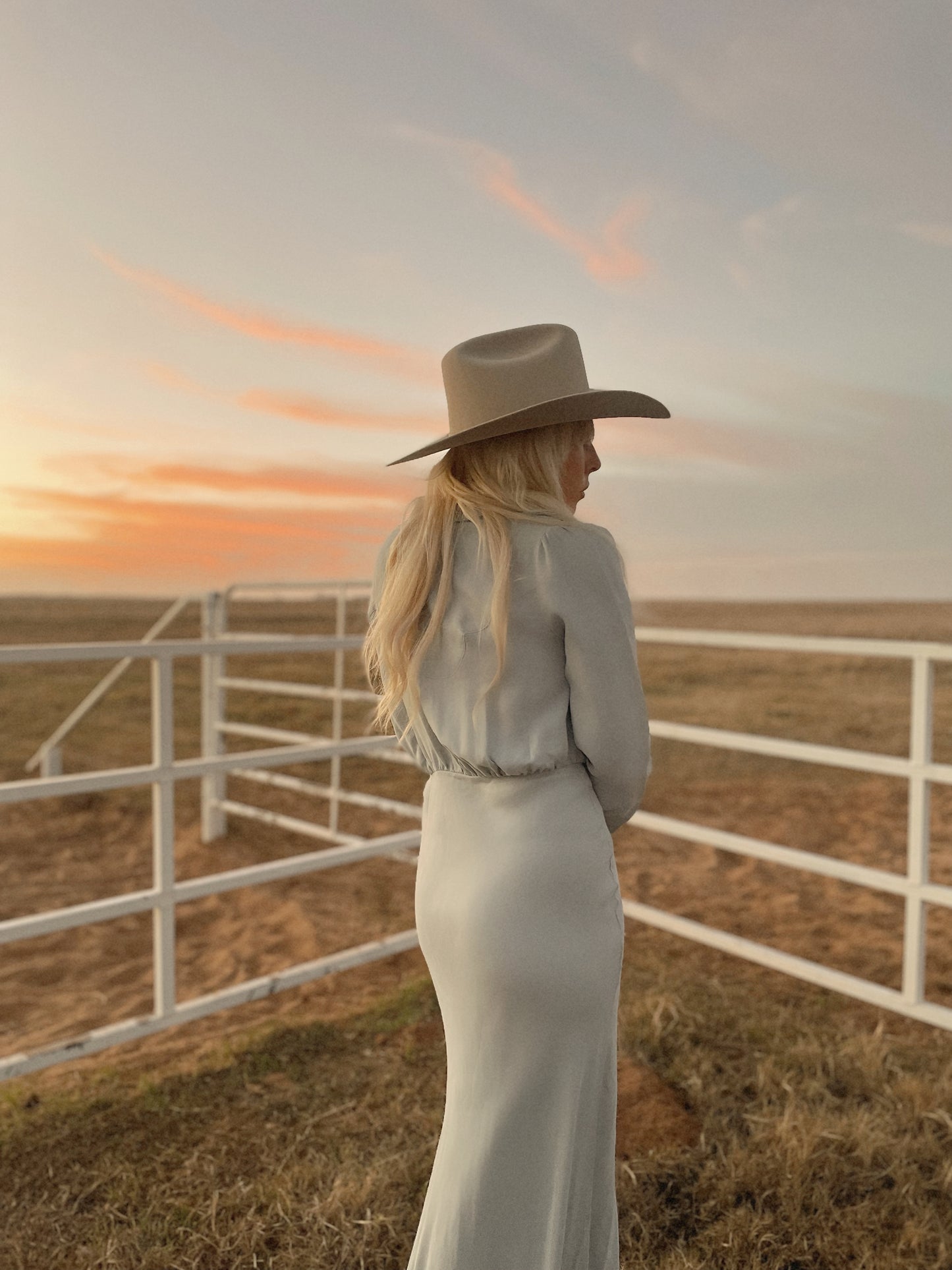 DAHLIA DRESS - HAZY BLUE