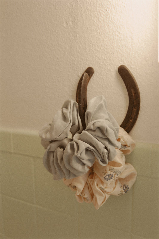 Hazy Blue Scrunchie