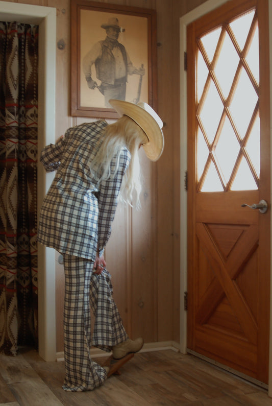 BOBBI BLOUSE - RETRO PLAID