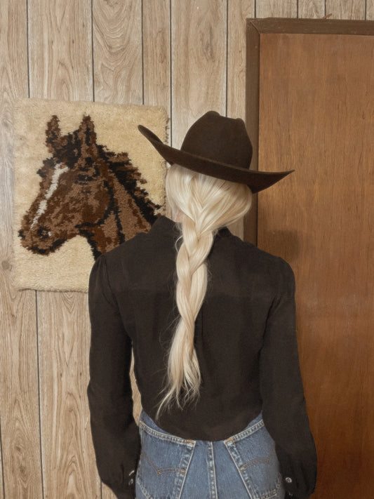 MARLOWE BLOUSE - WASHED BLACK